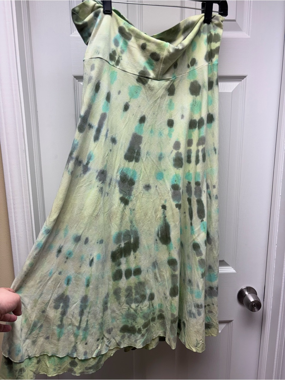 Soft Surroundings Soledad Tie-Dye Maxi Skirt XL NWT Made in USA - Picture 9 of 12